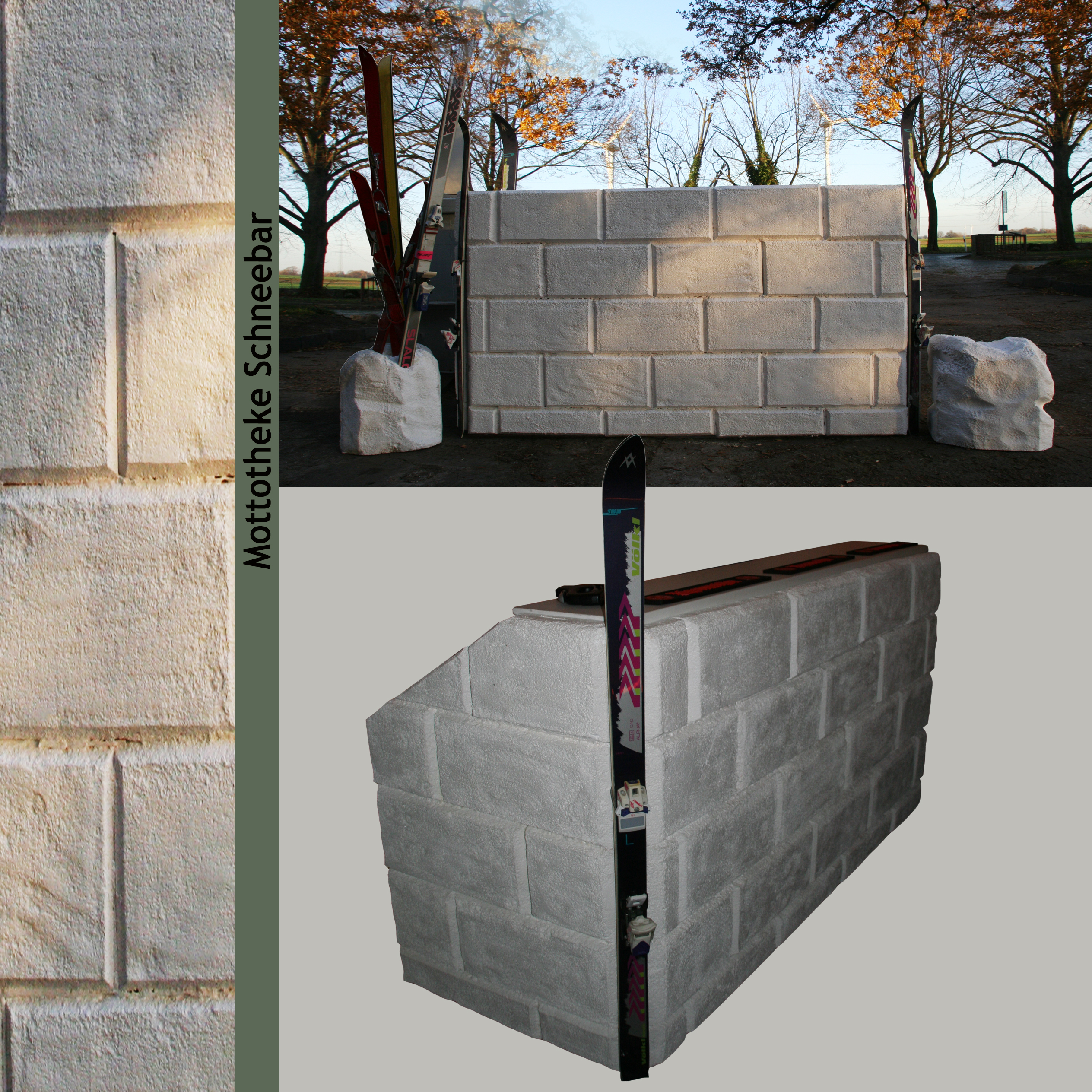 Showtheke Schneebar "Iglu"  inkl. Deko-Ski